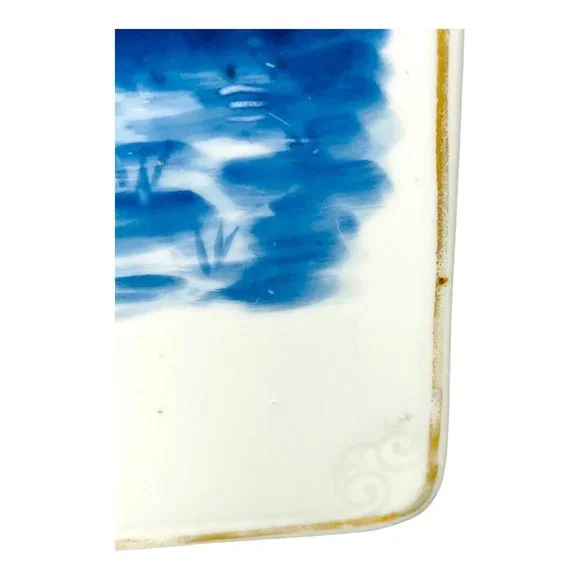 Holland Tile Antique Windmill Bread and Cheese Cutting Board Plate Collectible - Picture 5 of 9